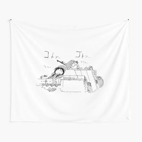 Shoujo Shuumatsu Ryokou Girls Last Tour Tapestry Wall Living Printed Bedroom Beautiful Blanket Towel Hanging Colored Mat Travel