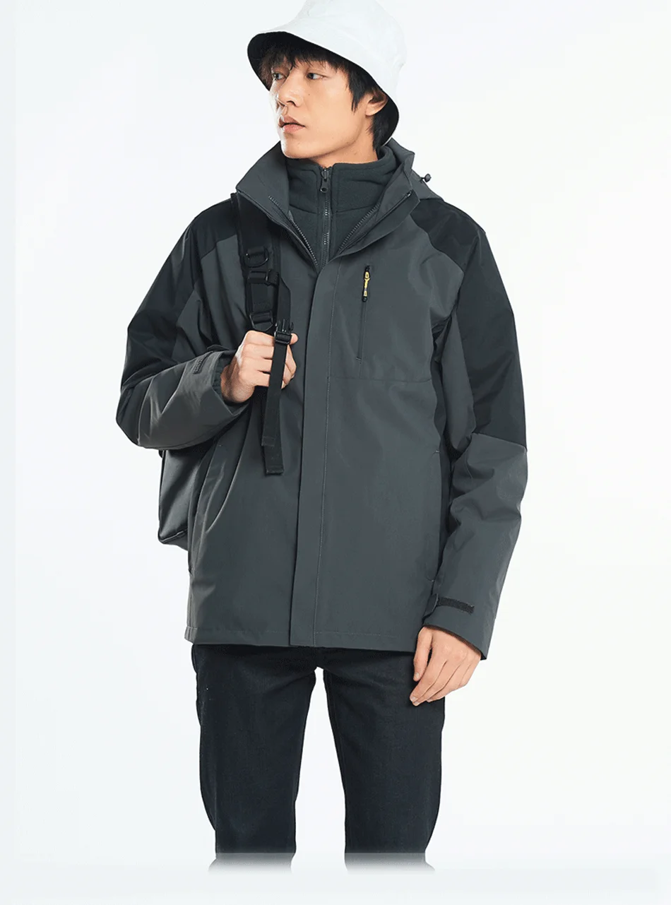 Custom logo Men winter jacket embroidered text Male Outdoor Sports Hiking Jacket personality customization waterproof thick coat 20 S6fdeba8233b040a5be02a3a058def3f1I