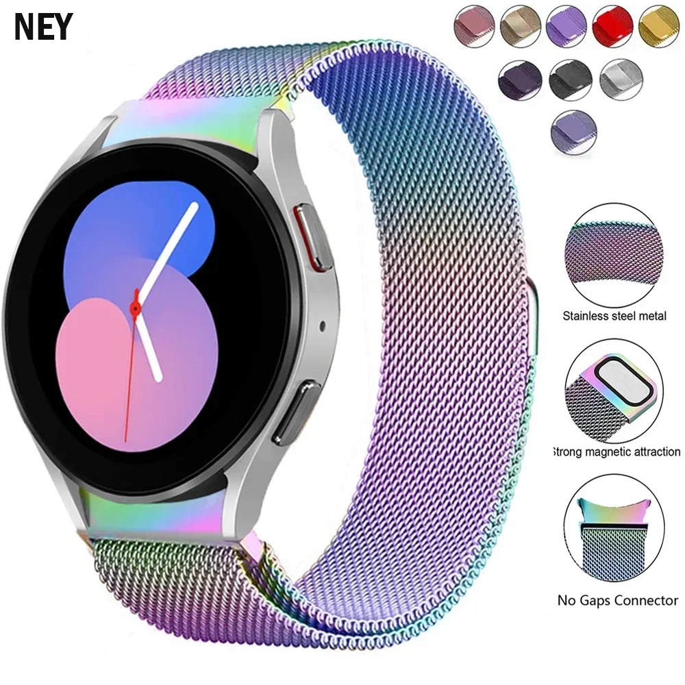 Milanese Loop Bracelet with No Gaps for Smartwatches – Elegant 20mm Band