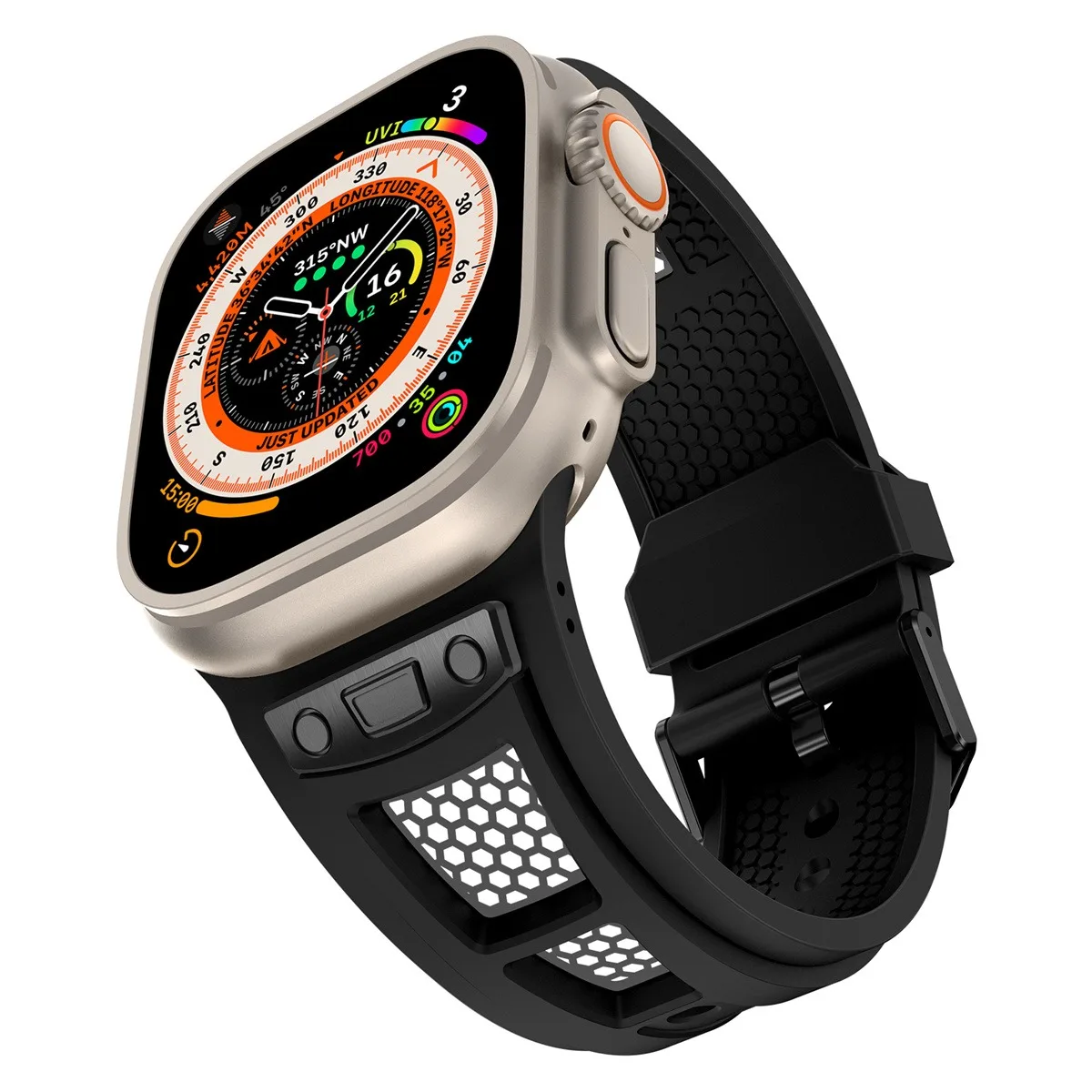 Uhrenarmband für iWatch 42/44/45/49 mm, modisches Metallarmband für die Uhrenserie Ultra2 Se 9/8/7/6_voghion.com