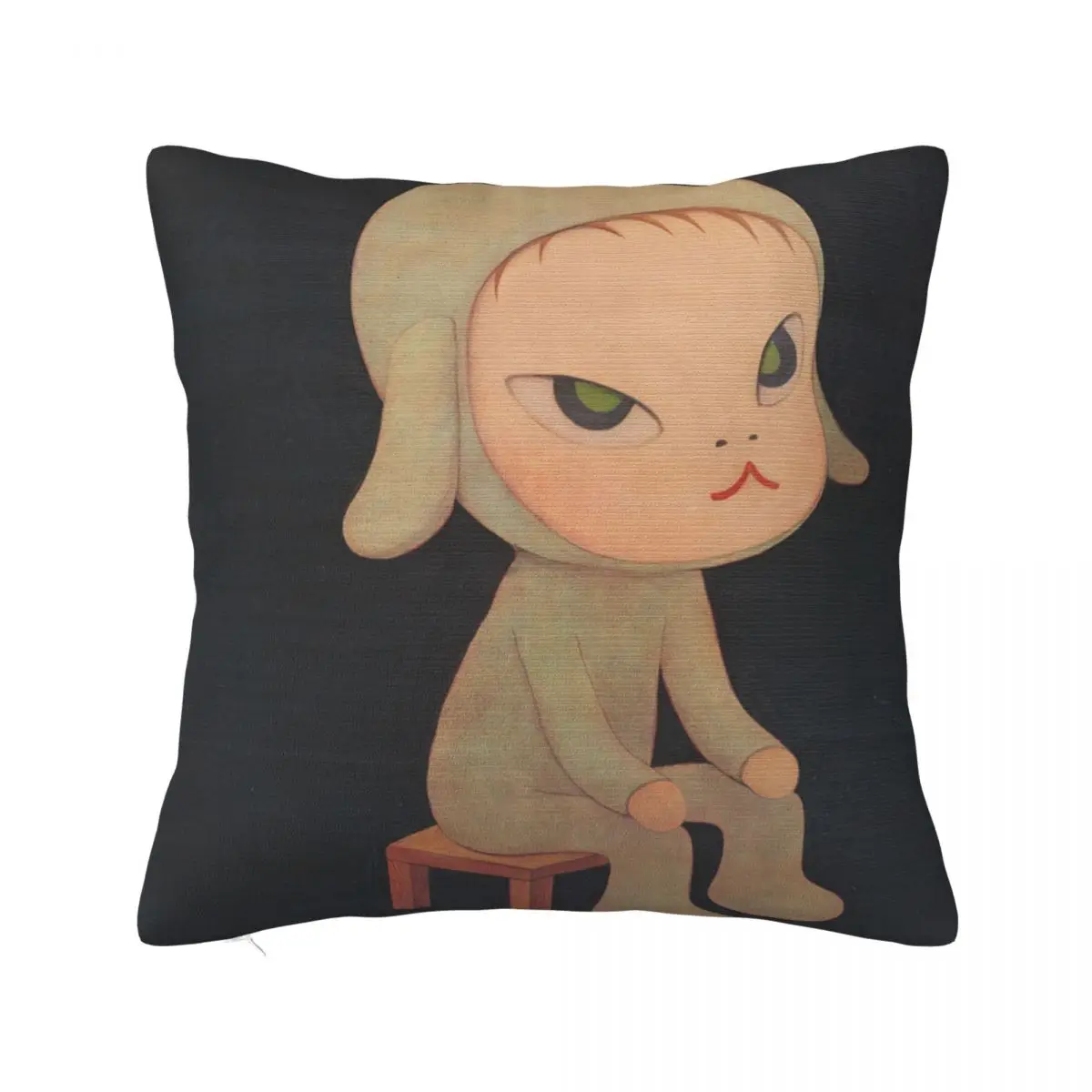 

Yoshitomo Nara Pillowcase Printing Polyester Cushion Cover Decorations Pillow Case Cover Car Drop Shipping 18"