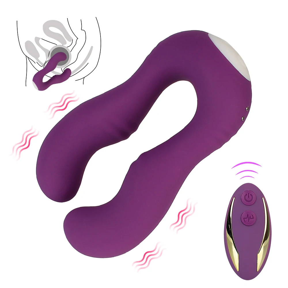 Draadloze clitoris- en tepelstimulator met afstandsbediening_voghion.com