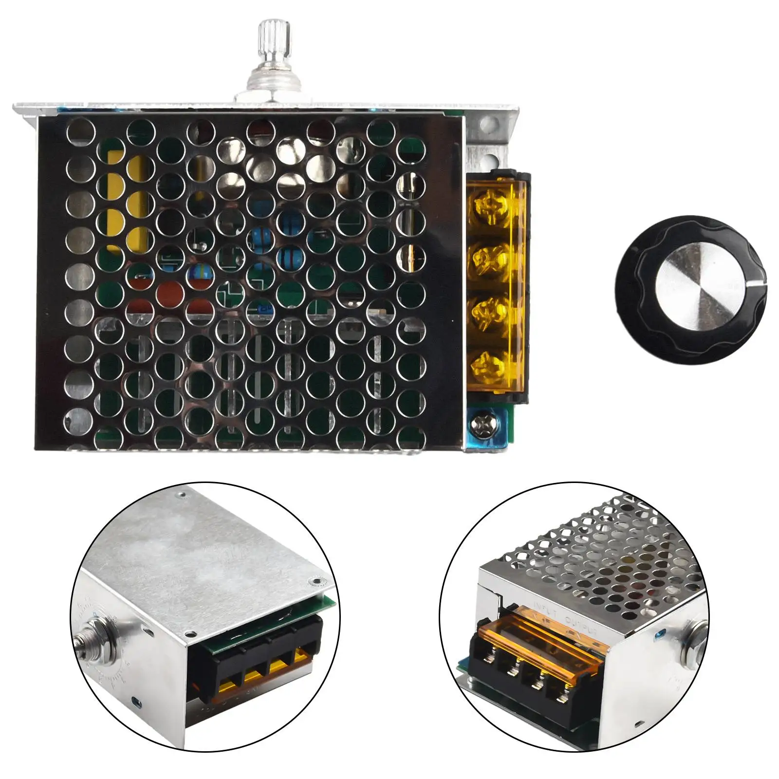 

Regulator Electronic Volt Regulator And Light Adjustments Dual Capacitor Equipped Including Speed Single Phase