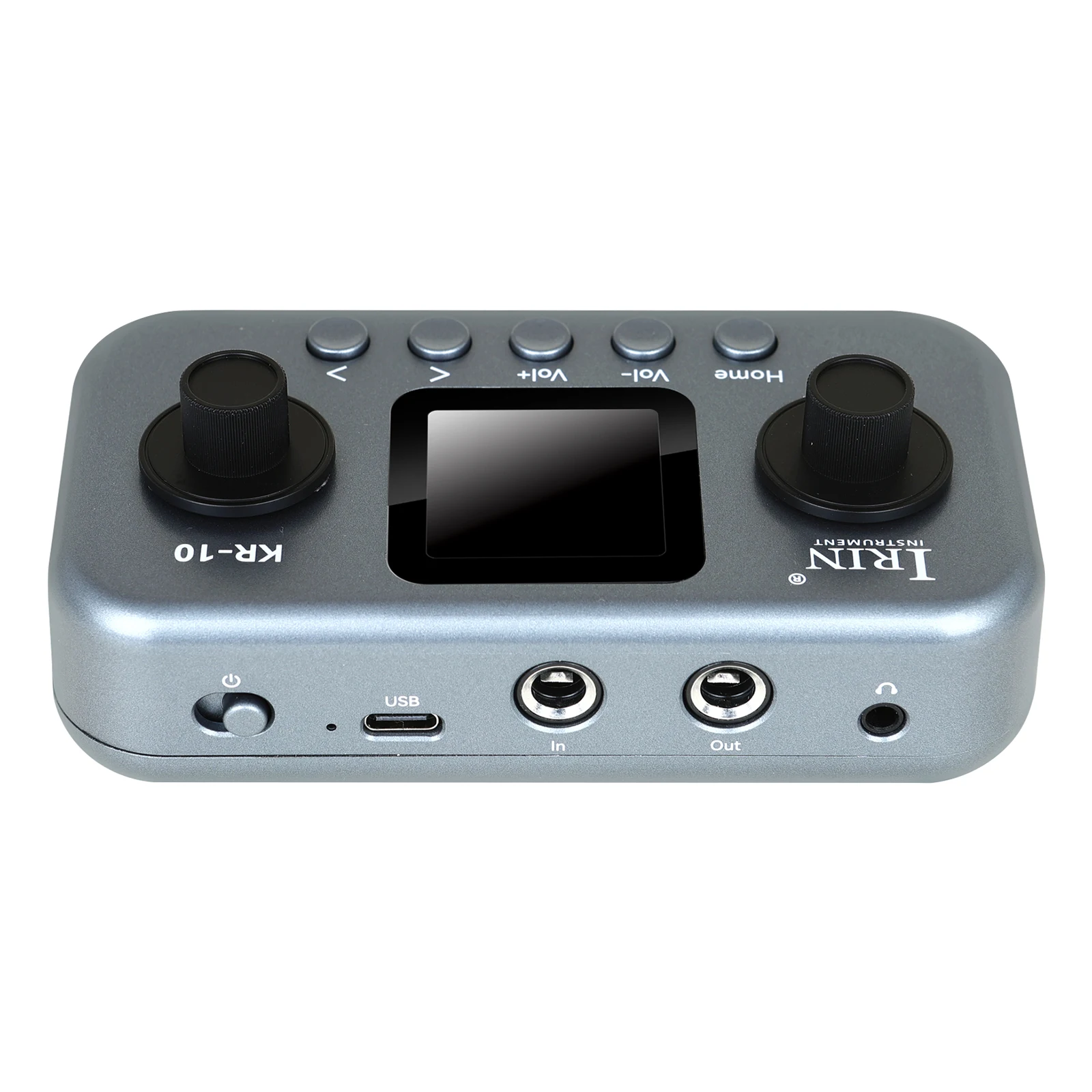 IRIN KR-10 Guitar Multi-Effects Processor Guitar Bass Pocket Multi-Function Desktop Effects Processor Pedal APP Control