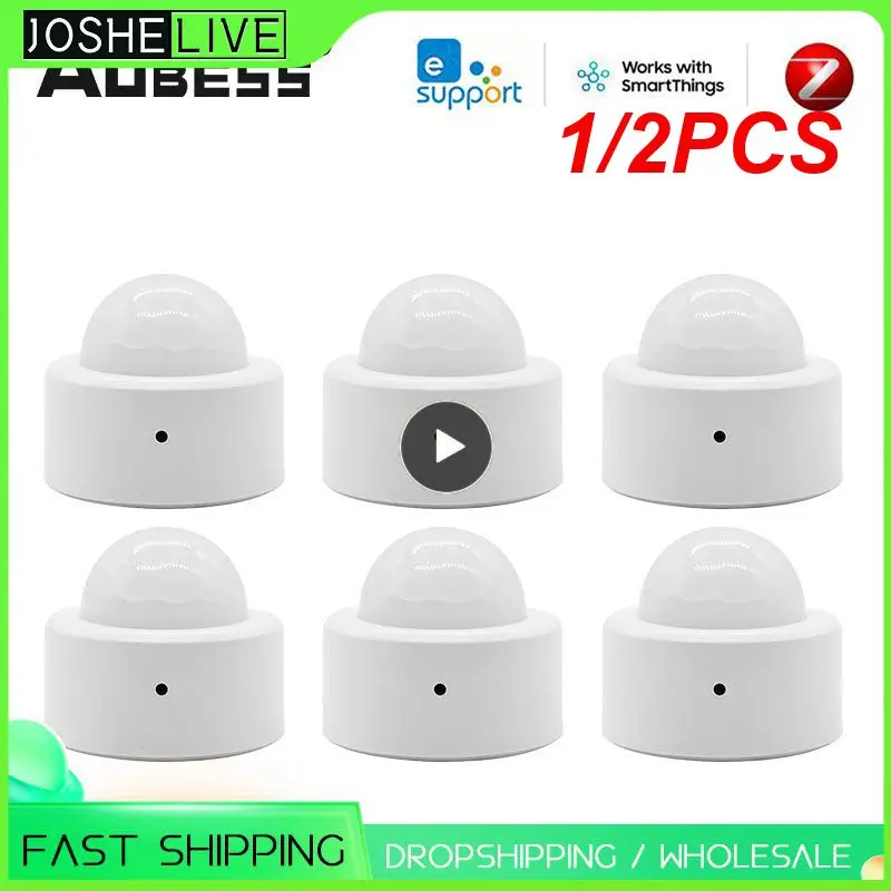 

1/2PCS Zigbee Motion Sensor PIR Detector Human Body Sensor Smart Home Monitor Security Alarm With Alexa Home HOT