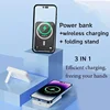 20000mAh Macsafe Power Bank Wireless Magnetic 22.5W Super Fast Charging Folding Bracket Portable External Power Bank New 2