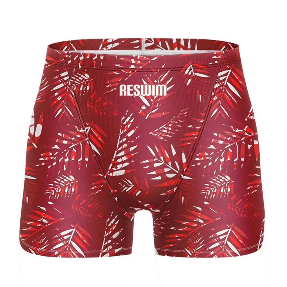 Summer Men's Swim Jammer Swimsuit Shorts Swimming Trunks Beach Tights Shorts Surfing Diving Swimwear New Gym Jammers Lycra Pants swim trunks swim shorts men swimsuit