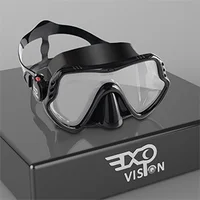EXP VISION Snorkel Diving Mask, Professional Snorkeling Gear, Ultra Clear Lens with Wide View Tempered Glass Goggles 1