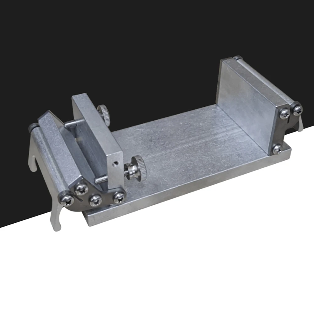 

Изогнутый держатель для шлифовальной бумаги, поплавок для удочки, шлифовальный станок, зажимное сиденье 6061, подставка из алюминиевого сплава, инструмент «сделай сам»