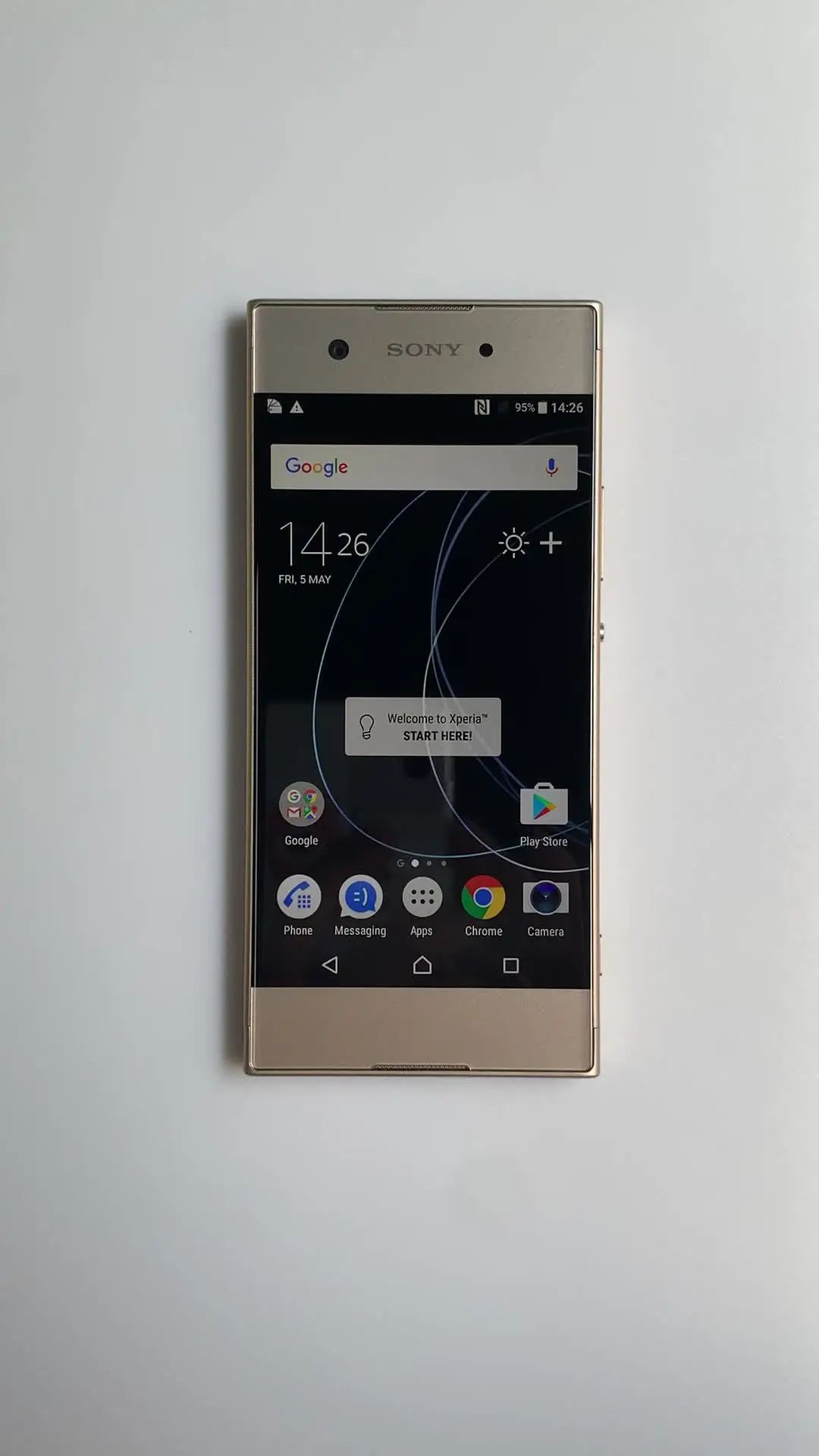 Original Sony Xperia XA1 G3121 4G Mobile Phone 3GB+32GB 5.0'' IPS LCD 23MP+8MP MT6757 Helio P20 Octa-Core Android SmartPhone