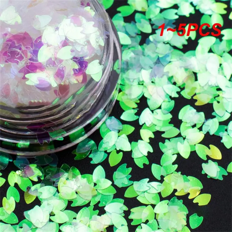 

Блестки вишневого цветка водонепроницаемые и прочные простые в использовании яркие цвета маленькие и портативные маникюрные инструменты вспышка чип