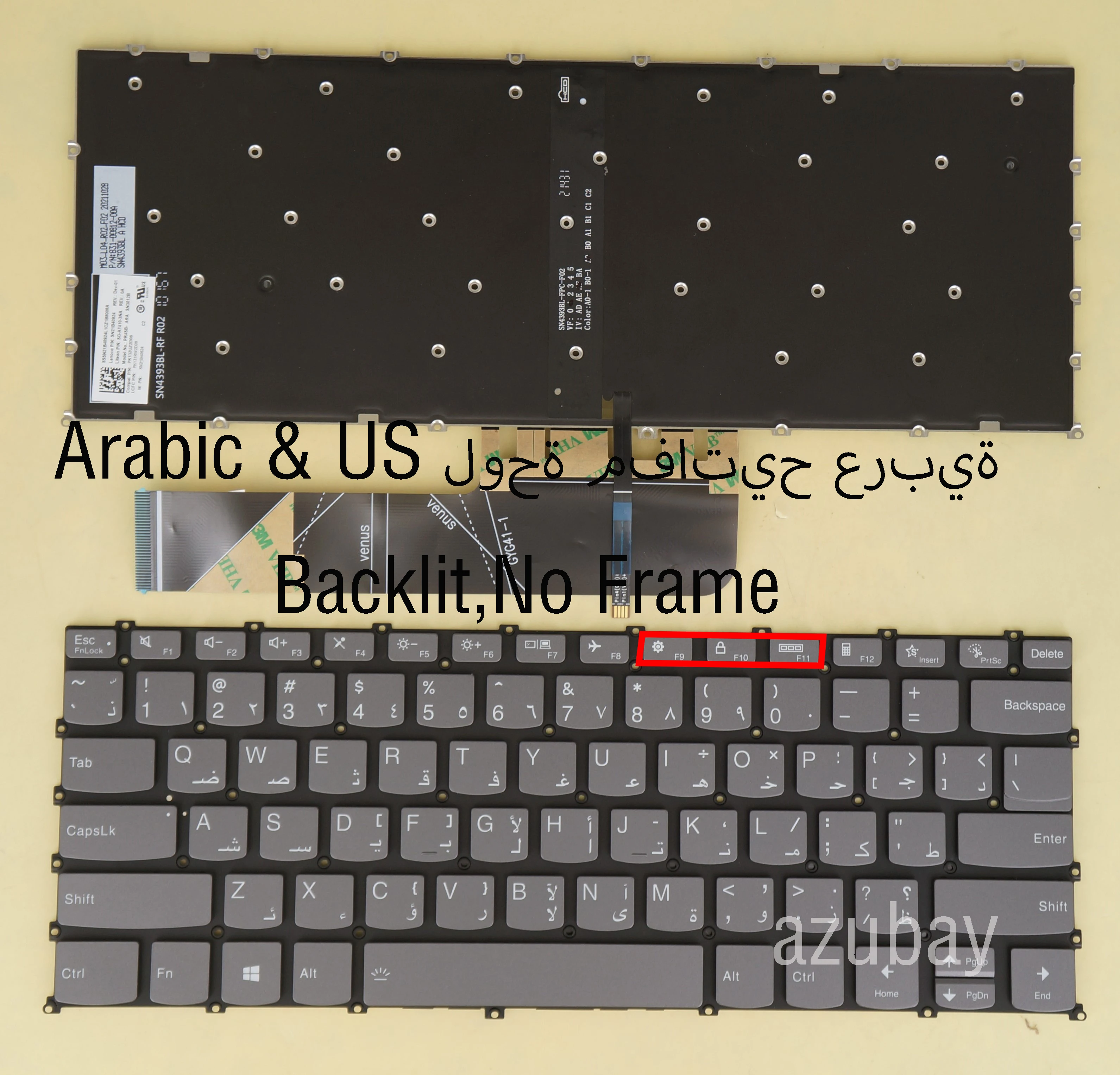 Keyboard For Lenovo IdeaPad 3-14ALC6 3-14ITL6 3-14ADA6 3