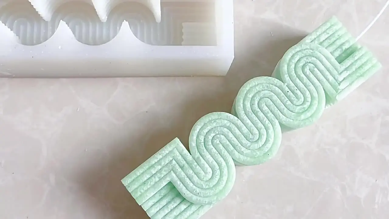 Stampo per candele di Natale, 3D, Babbo Natale, pupazzo di neve, stampi in silicone per candele, stampo in silicone a forma di Babbo Natale, in resina