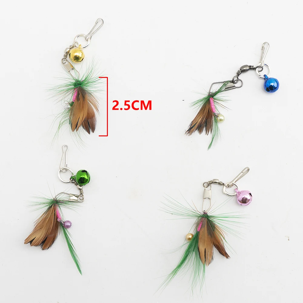 Simulation Bird interactive Cat Toy Funny Feather Bird with Bell Cat Stick Toy for Kitten Playing Teaser Wand Toy Cat Supplies 