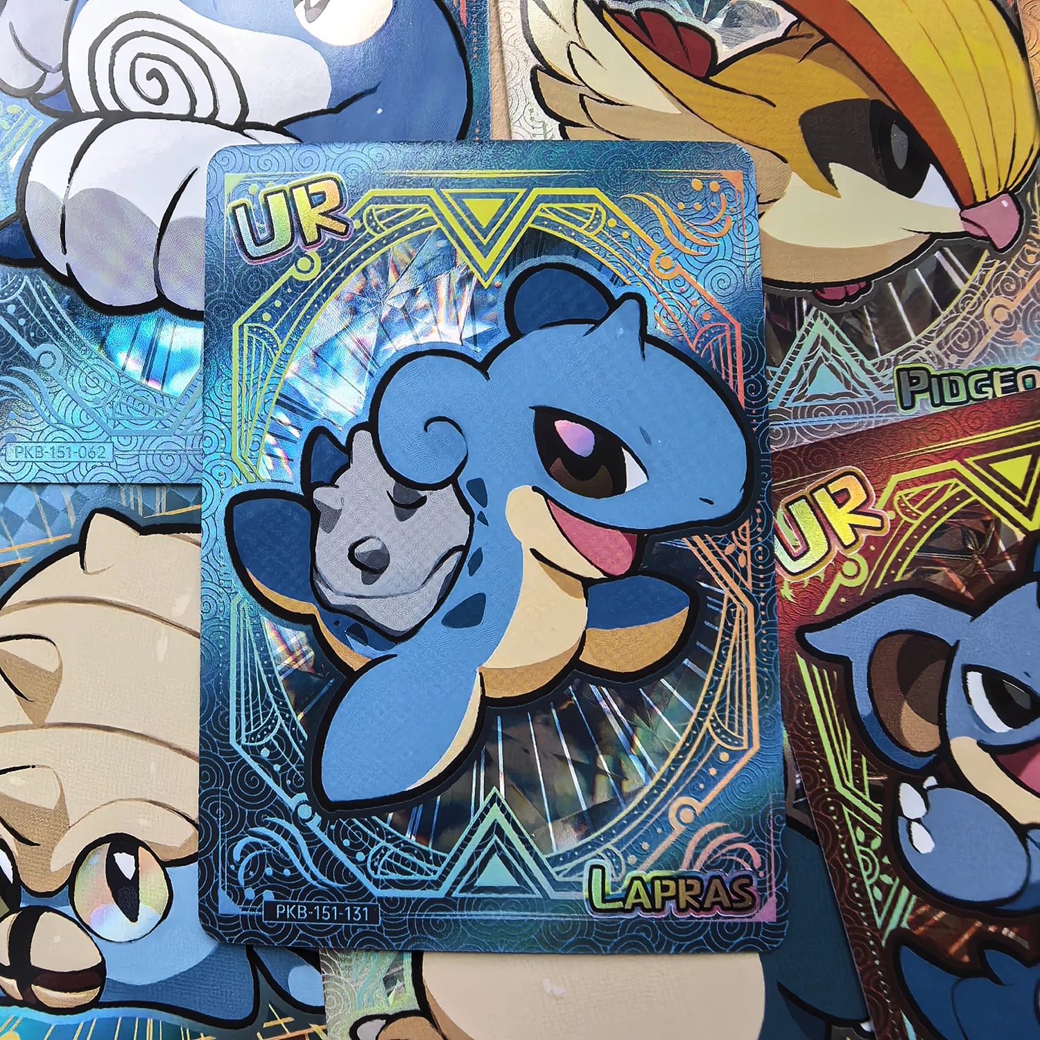 Shiny 59Pcs PokeBaBy Cute DIY Card Pokemon Holographic 1996 Q151 Anime Version Classical Collection Cards Gengar Charizard 3