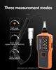 VC63B Mini Orange Digital Vibration Meter 1-1999um Displacement Velocity0.1-199.9mm/s RMS Vibrometer 4