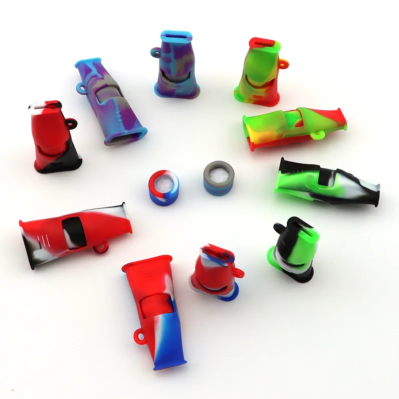 Silicone activated carbon smoking rolling paper filter nozzle cigarette tobacco nozzle pipes filter(1 nozzles+20 filters)