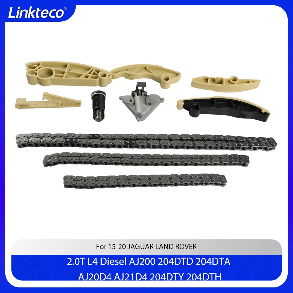 Kit Catena Distribuzione Parte Motore Fit 2.0 T L L4 Diesel Aj200 204Dtd 204Dta Aj20D4 204Dty 204Dth Per 14-20 Jaguar Land Rover 2.0 T