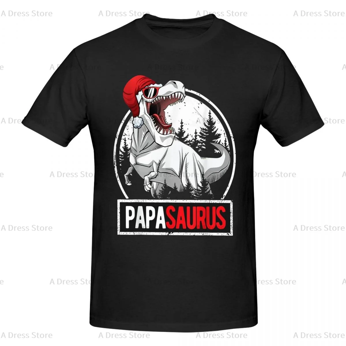 

Мужская футболка с круглым вырезом Papasaurus, в стиле ins, футболка большого размера с принтом, футболка с коротким рукавом, круглый подарок на весь год