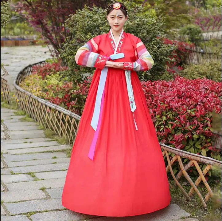 

Korean Costumes Folk Dance Performance Costumes Spring Improved Hanbok