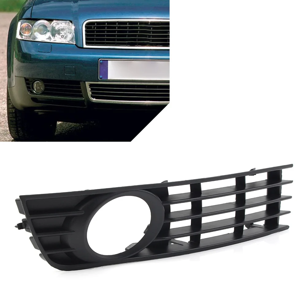 Acheter 1 paire de pare-chocs avant de voiture côté inférieur ABS  antibrouillard ombre Grilles antibrouillard sourcil yeux couvre pour A4 B6  berline