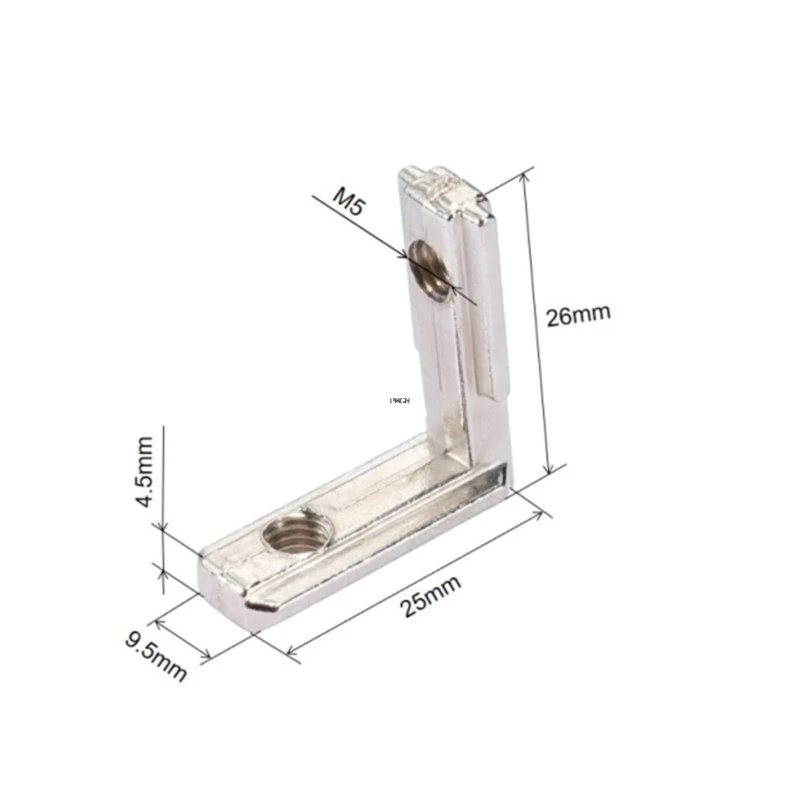 B2 Morsetto Angolare Ad Angolo Retto FILE DIGITALI Per Router CNC E Stampa 3D - Italia