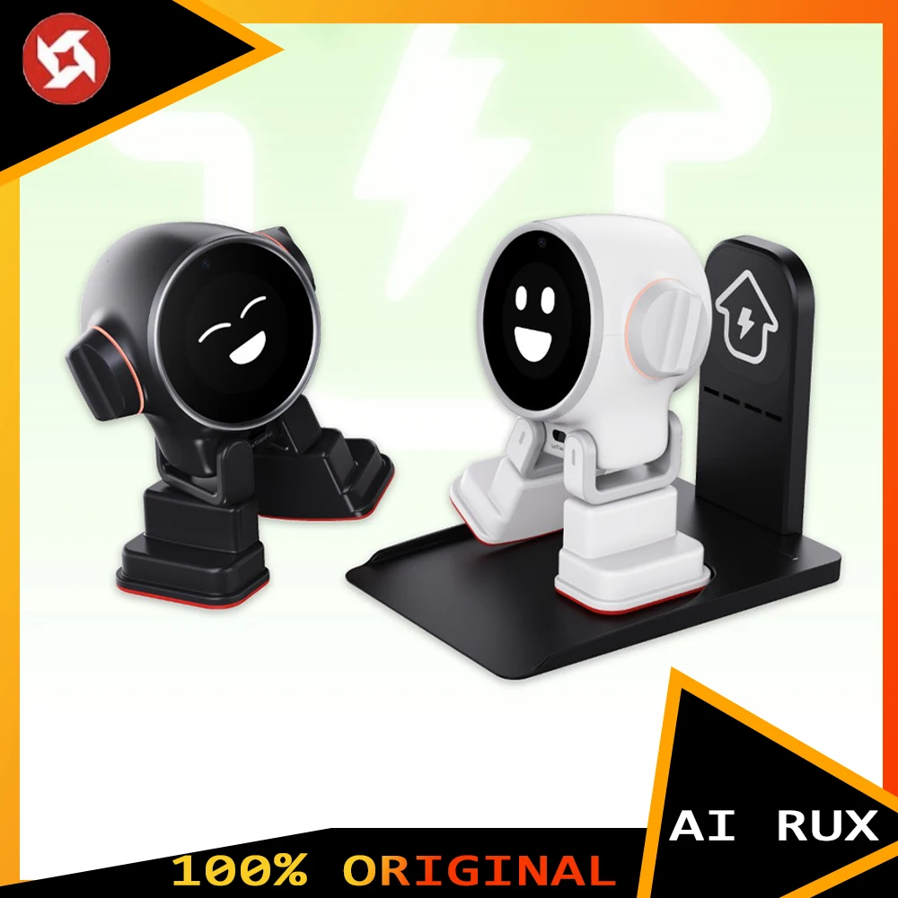 AI Rux Smart Robot Emotional Interaction Companion Pet Robot Desktop Decoretion Kawaii Pet For Children Christmas Present Custom