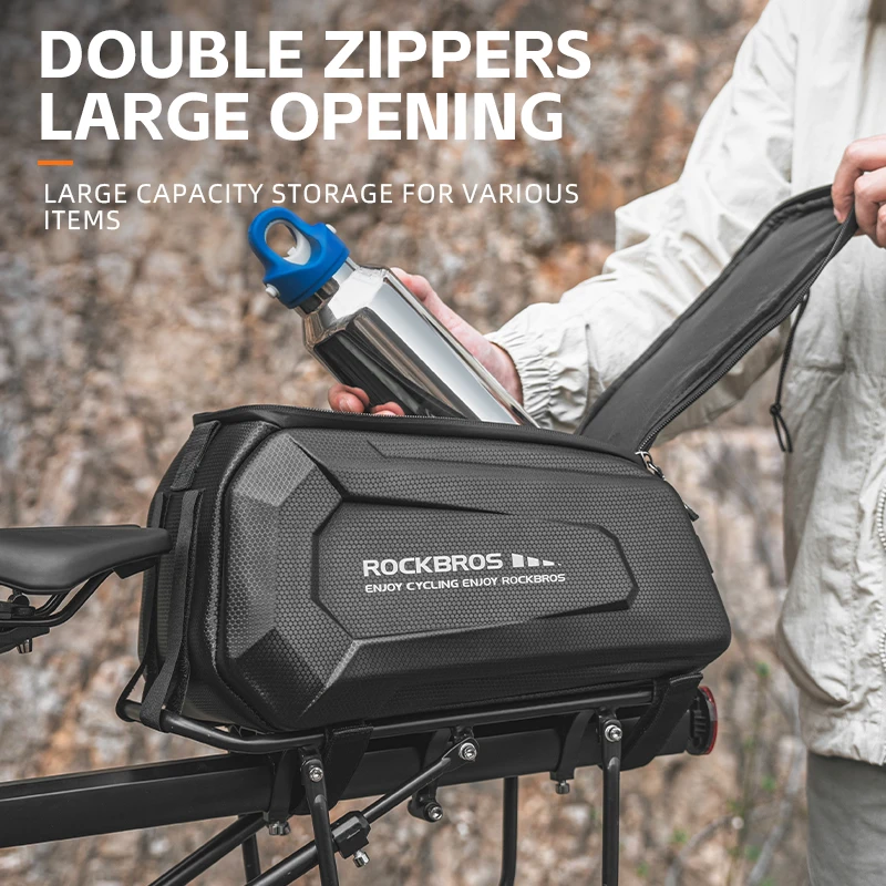 ROCKBROS 自転車リアシートバッグバックラックカーゴトランク防水