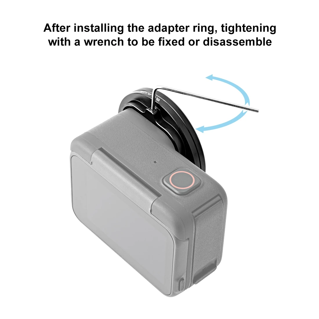 PULUZ 52mm UV Lens Filter Adapter Ring with Lens Cover For Insta360 Ace Pro