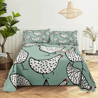 Cartoon Dinosaur，Animal 0.9/1.2/1.5/1.8/2.0m Digital Printing Polyester Bed Flat Sheet With Pillowcase Print Bedding Set 5