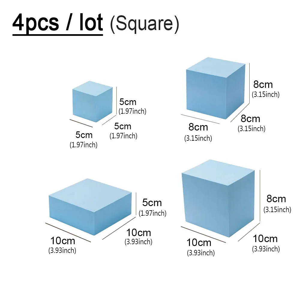 4 pcs Blue set S