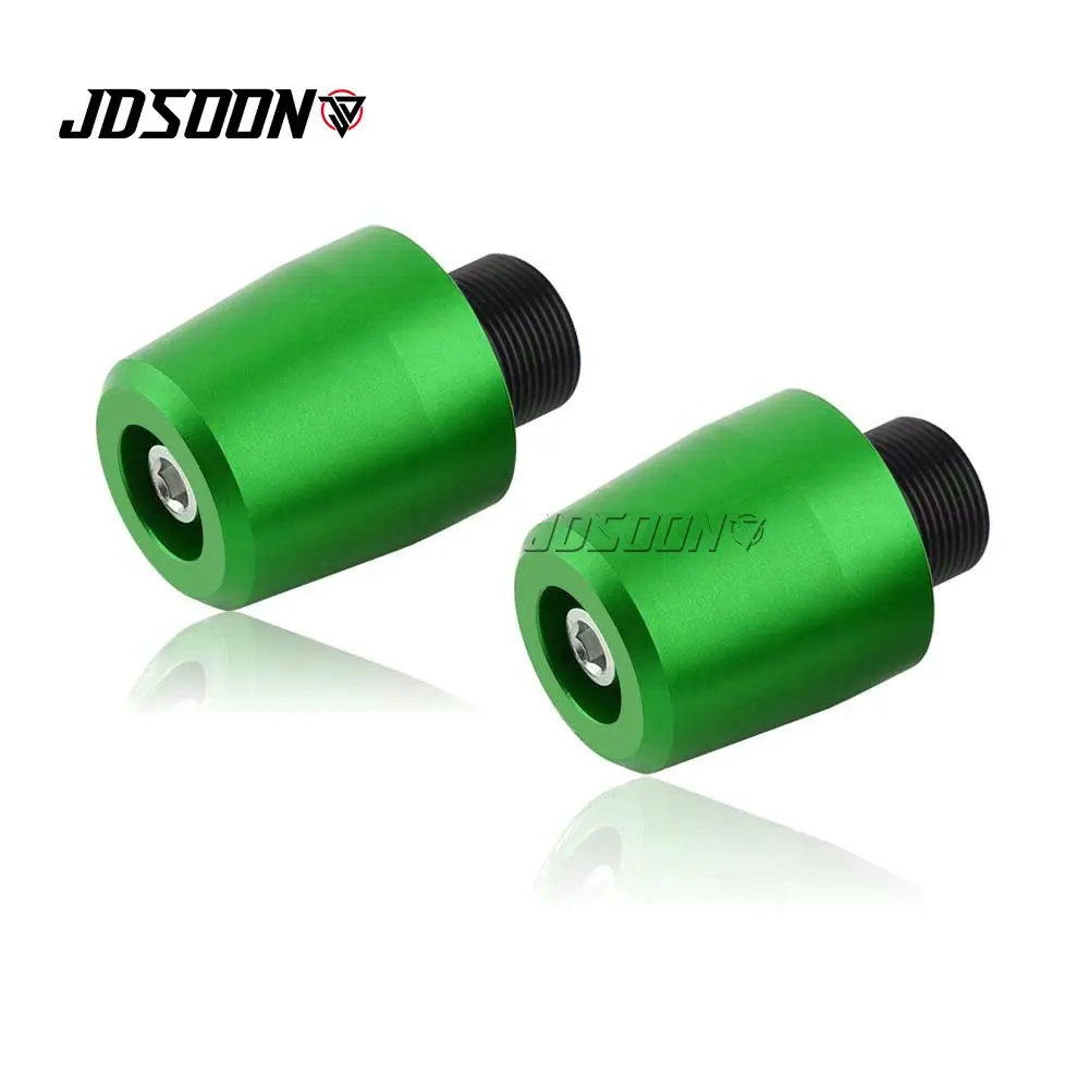 Moto Black Grips Plug Slider Manubrio Grip End Plugs Manubrio Per Kawasaki Zx6R Zx10R Zx-10R 2007-2019-2021-2022-2023
