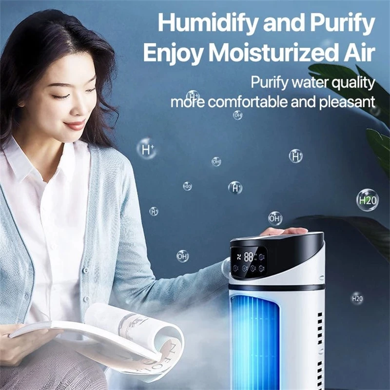 ar condicionado portatil com usb mini ventilador 02