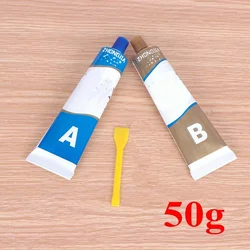 Metal Repairing Adhesive - Heat - Resistant Super Glue for Iron, Steel, and Auto Radiators (AB 50g)