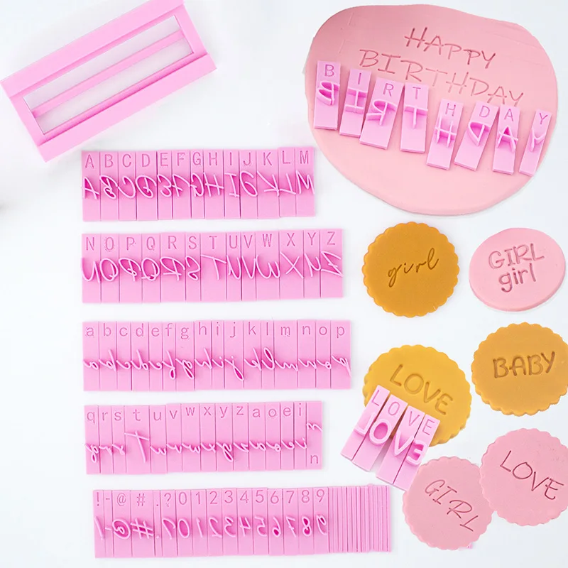 Alphabet Clay Cutters | Small Letter Clay Cutters | Studs Clay Cutters
