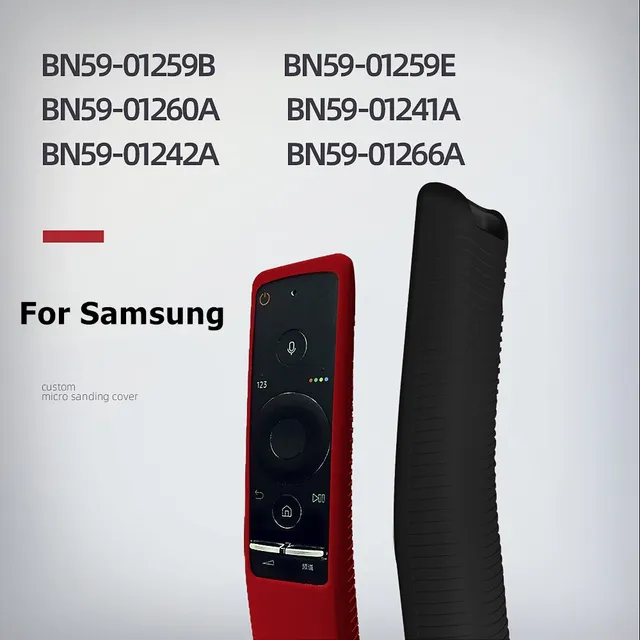 Védő Tok A Samsung Tv Bn59 Távirányító Fényvilágító Szilikon Csúszásgátló Fedőhosszú Tartó Doboz - Image 3