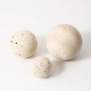 Piedra Decorativa Bola Blanca De Rio Pequeña - 10 Kilos 