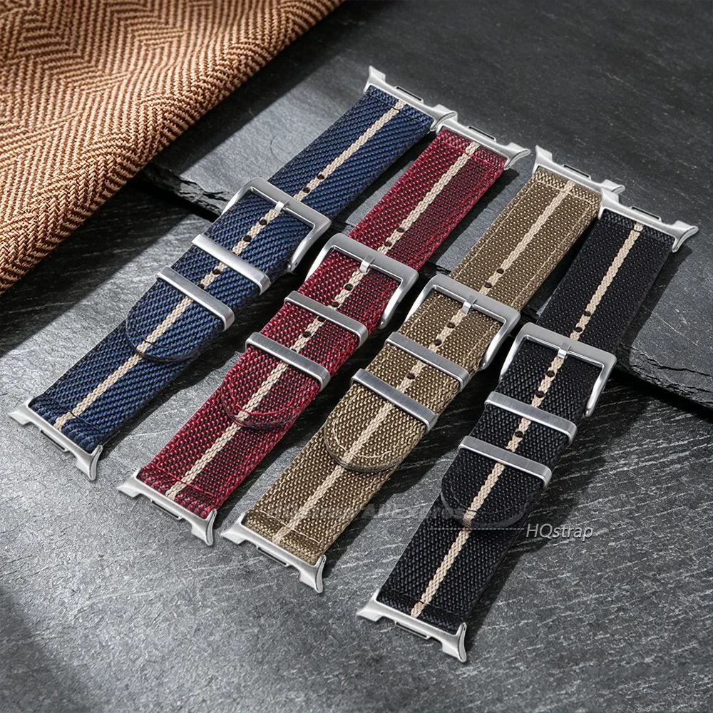Sport Nylon Canvas Strap - Soft Replacement Wrist Band