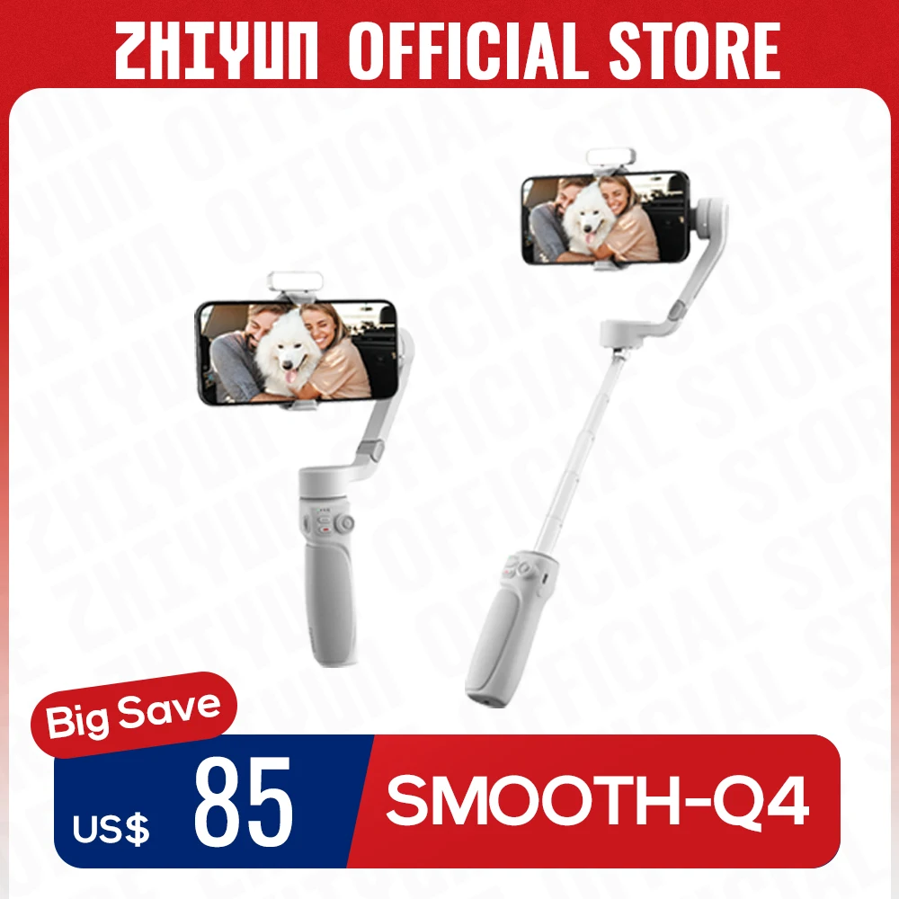 zhiyun smooth4 スマホ用ジンバル 手振れ防止装置 smooth4” zhiyun正規