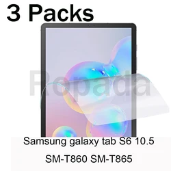 3 - Pack Soft PET Screen Protector for Tablets - Protective Film (SM - T860 SM - T865)