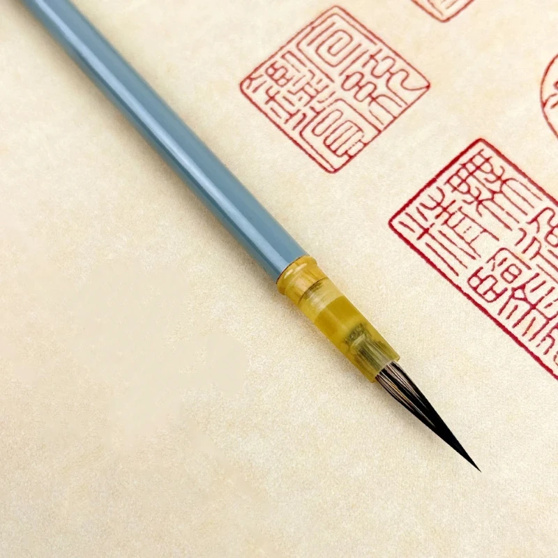 전문가용 송희종 슬렌더 골드 스크립트 캘리그래피 붓 소형 러닝 스크립트 아쿠아렐 정밀 페인팅 아웃라인 붓