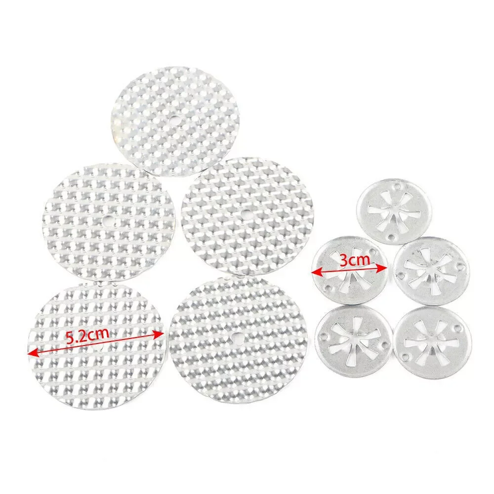 10pcs/set Silver Heat Shield N90796501 Car Repair Gasket Panel Kit Installation Heat Protection Plate Washer Attachment For Audi