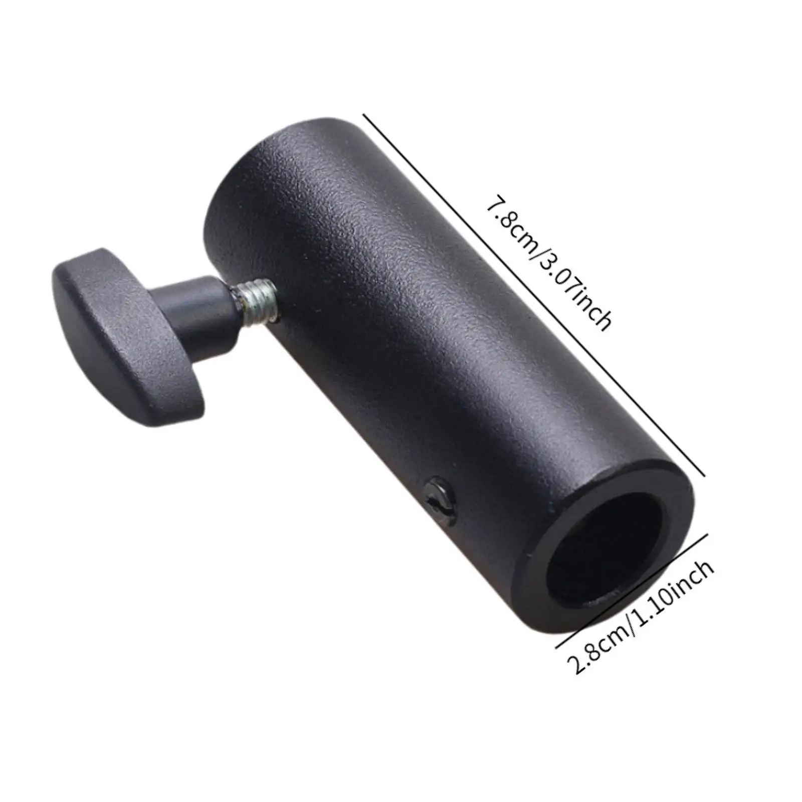 Double Female Adapter Useful Camera Converts 0.6 to 0.7 inch Light Stand Tip