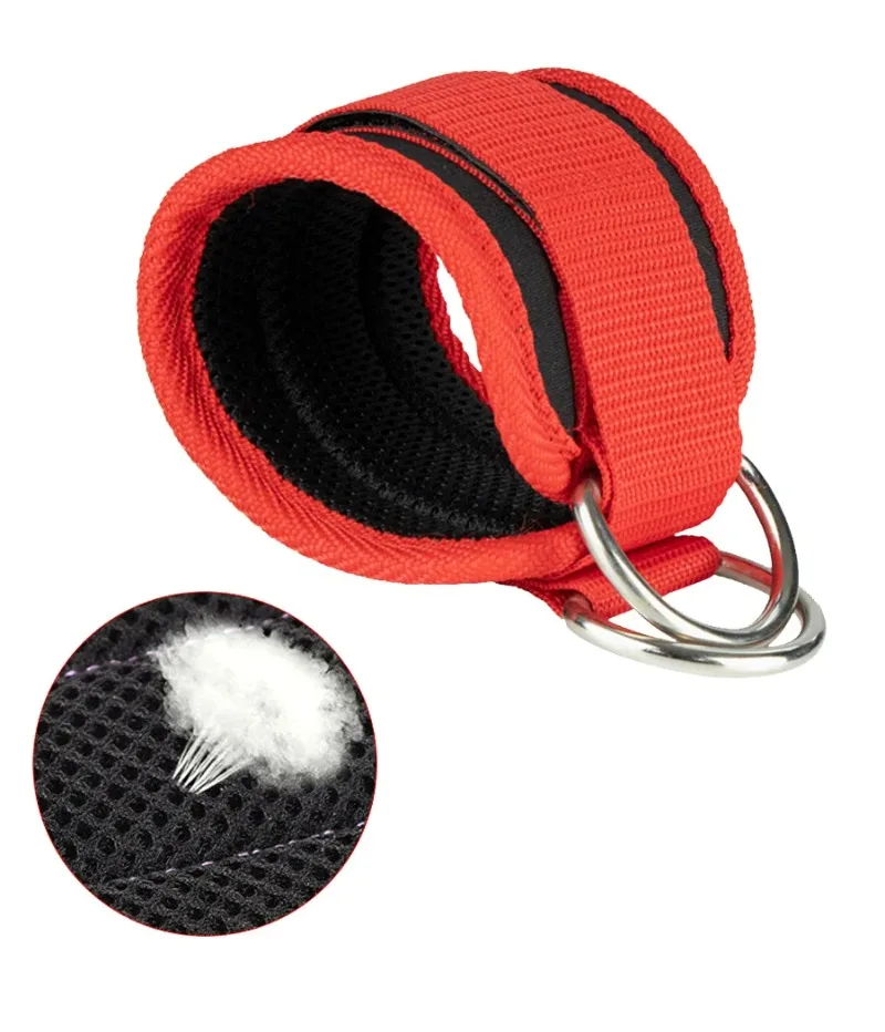 Fitness Ankle Straps Adjustable D-Ring Support Cuffs Gym Leg Excercises Training Workouts Sports Fit Guard Safety Abductors fitness ankle straps