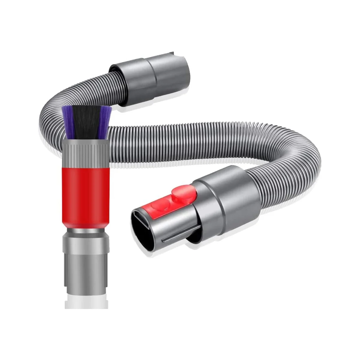 

Щетка для пыли для пылесоса Dyson V7 V8 V10 V11 V15, самоочищающаяся мягкая щетка для пыли с гибким удлинительным шлангом