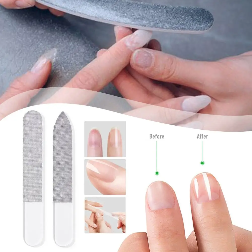 

Nano Glass Nail File Polishing Nail Buffer Shine Polisher Lasting Manicure Equipment Art Grinding Beauty Transparent Tools J4W6