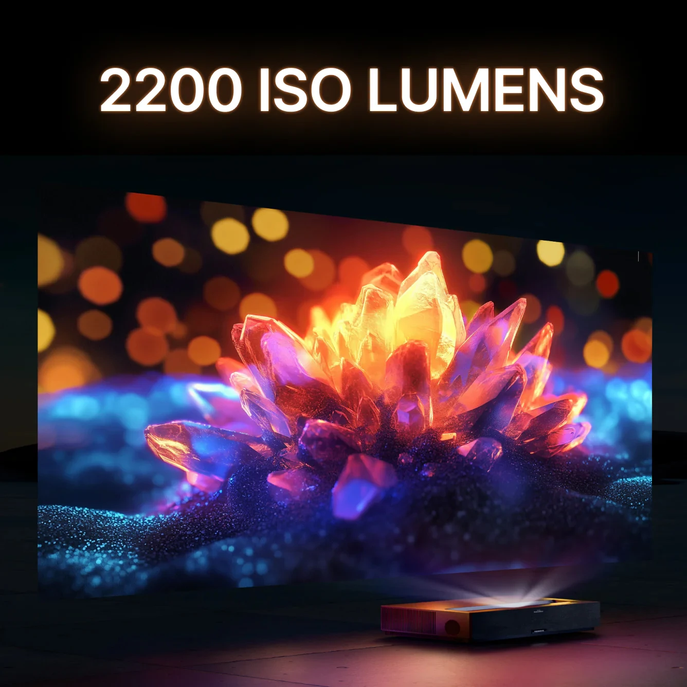 포모비 시어터 프리미엄 초단초점 4K 트리플 컬러 레이저 TV 2000 ISO 루멘 ALPD RGB 0.21:1 단초점 라디오 UST 홈