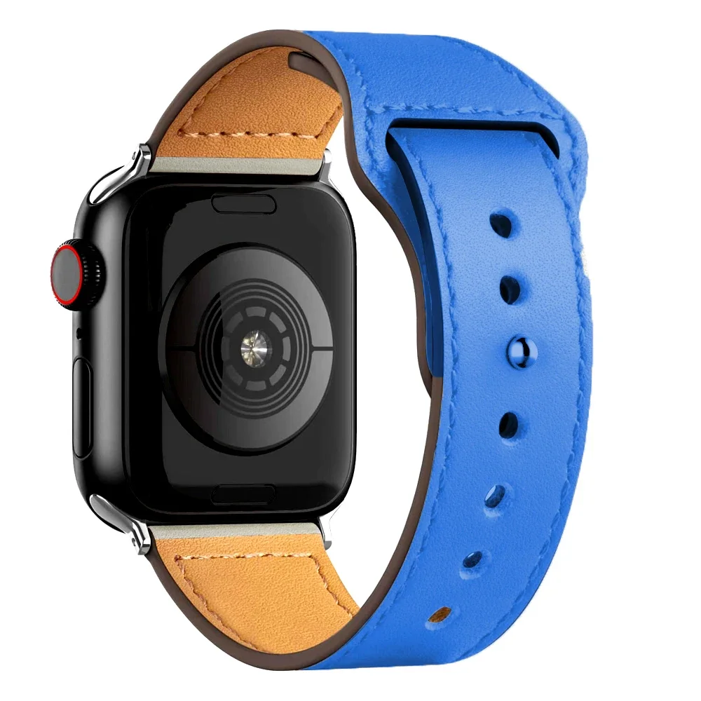 ตัวเลือกสินค้า สายหนังแท้สำหรับ Apple Watch Band Ultra ขนาด 38-49 มม.