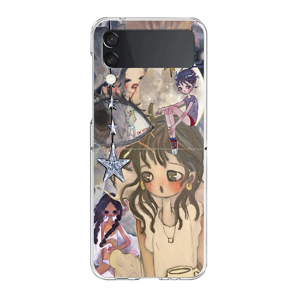 Aya Takano Transparent Shockproof Foldable Phone Case