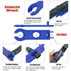 Solar Crimping Pliers Tools Kit for MC4 Cable Electeical Connectors Solar Panel PV Cable 6 Male Female Connectors Termianls Sets 4